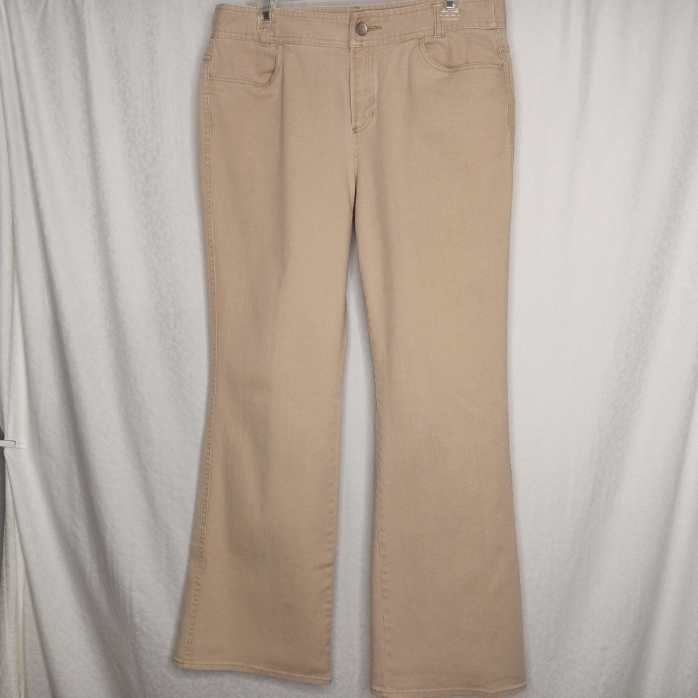 I.E. Relaxed Khaki Denim Pants Sz 13